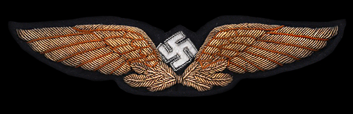 civil pilot's cap badge